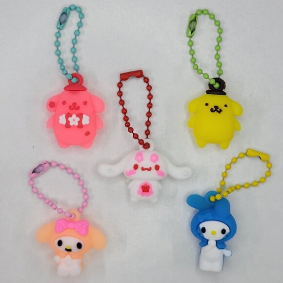 My Melody Hello Kitty & Friends Keychain Sanrio Set Of 10 Charms My Melo Figures - Picture 2 of 13